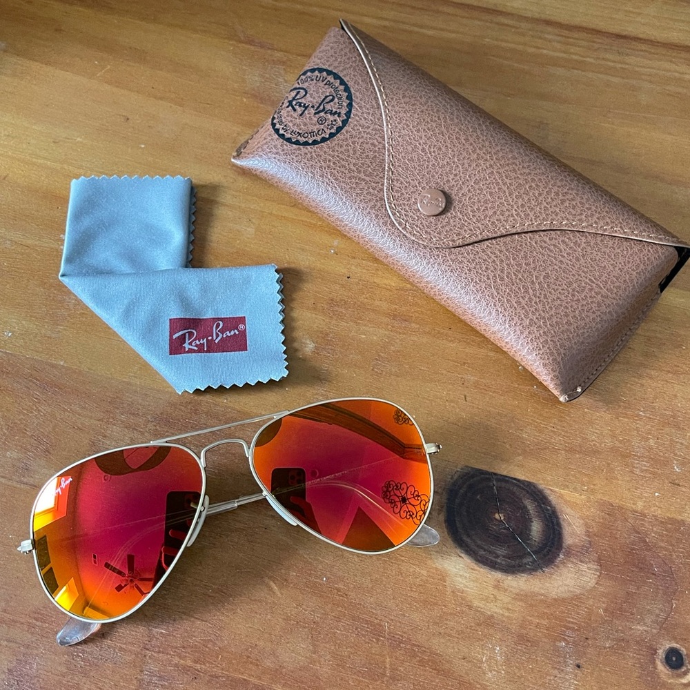 Ray Ban Aviator Flash Lenses